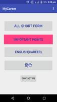 My Career Planner(हिंदी + Engl poster