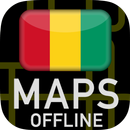 🌏 Cartes GPS de la Guinée: Carte Offline APK