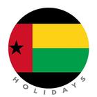 Guinea-Bissau Holidays : Bissau Calendar icône
