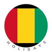 Guinea Holidays : Conakry Calendar