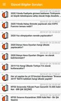 2020 Kpss Güncel Bilgiler Soruları poster
