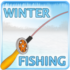 La pêche d'hiver icône