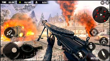 WW2ガンナーゲーム2020: 銃のゲーム 軍ゲーム 戦争  スクリーンショット 2