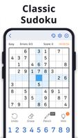 Klassisch Sudoku Rätsel Spiele Plakat
