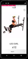 Routine to train in the gym تصوير الشاشة 1