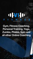 V1 Gym Fitness Health Training Affiche