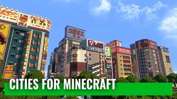Cities for minecraft maps Affiche