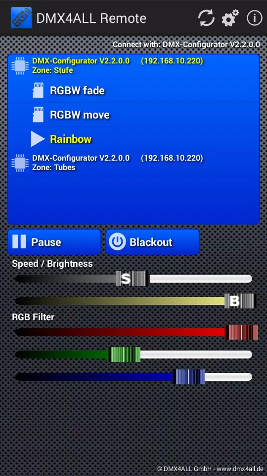 DMX4ALL Remote for Android - APK Download