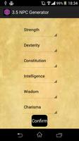 DnD 3.5 NPC Generator تصوير الشاشة 1