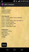 DnD 3.5 NPC Generator تصوير الشاشة 3
