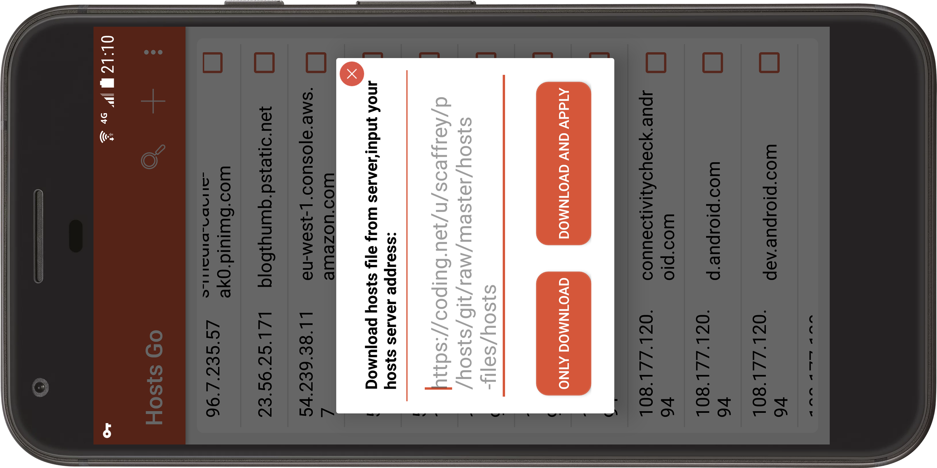 No root) Hosts Go for Android - APK Download - 