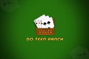 235 Do Teen Panch - Card Game poster