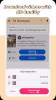 Tik Video Downloader Affiche