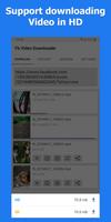 Video Downloader for Facebook تصوير الشاشة 1