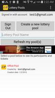 Lottery Pools Affiche