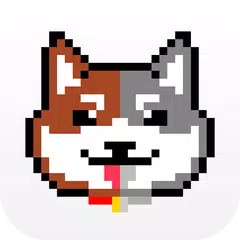 Dog Color By Number: Pixel Art Dog