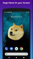 Poster Doge Meme On Screen Prank