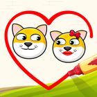 Doge in Love: Draw Puzzle icon