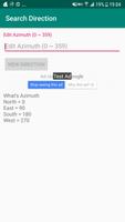 Search Direction by Azimuth الملصق