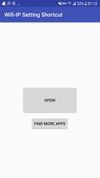 WiFi-IP Settings Shortcut capture d'écran 1