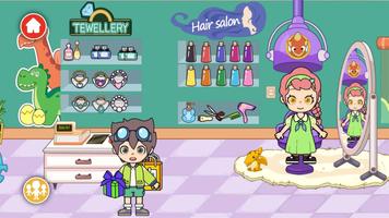 Dokky Life: Hair Salon Games screenshot 1