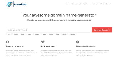 Domain Generator ảnh chụp màn hình 1