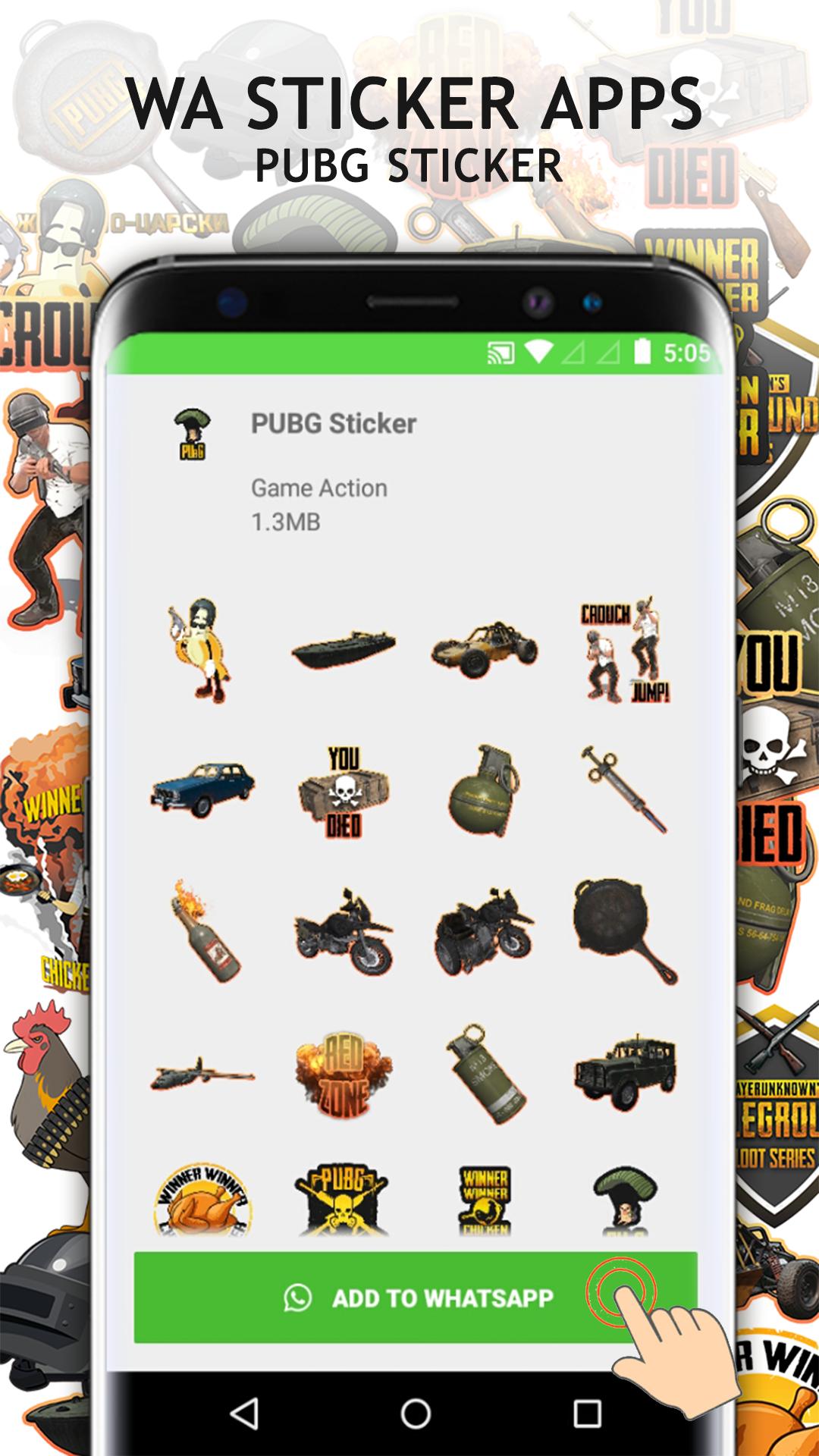Wa Stickers For Pubg Pubg Whatsapp Stickers For Android Apk Download