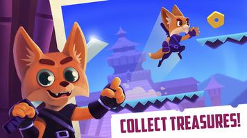 Don't stop, Fox - ninja jumper ảnh chụp màn hình 1