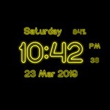 Neon Digital Clock icône