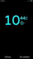 Digital Clock Wallpaper capture d'écran 1