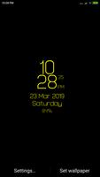 Digital Clock Lwp - Digi Clock Affiche