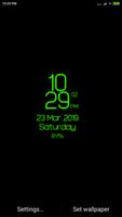 Digital Clock Lwp - Digi Clock capture d'écran 2