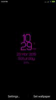 Digital Clock Lwp - Digi Clock capture d'écran 3