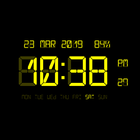 LED Digital Clock Wallpaper иконка