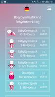 Baby Entwicklung & Gymnastik Plakat