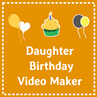 آیکون‌ Birthday video for daughter - 