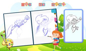 How to Draw Superhero Girls Screenshot 2