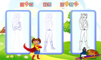 How to Draw Superhero Girls Screenshot 3
