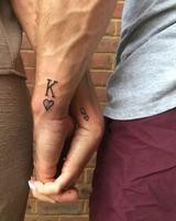 Designs de tatuagem de casal Cartaz
