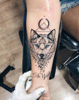Татуировки волков постер