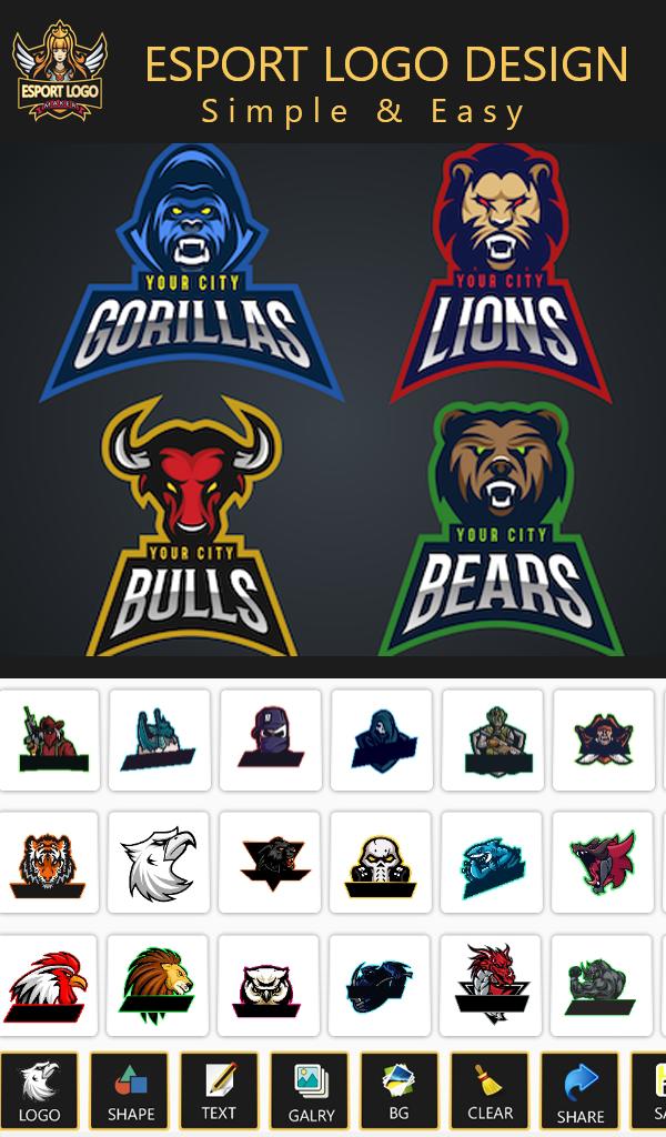 Logo Esport Maker Gaming Logo Maker 2021 For Android Apk Download