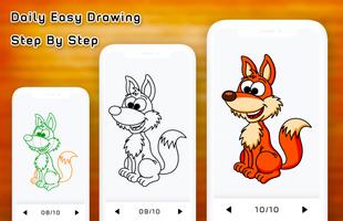 Daily Easy Drawing Step By Step capture d'écran 3