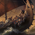 Carta da parati dei vikings.