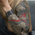 Tatouage japonais icône