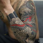Tattoo Jepun. ikon