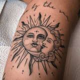 Tatouage de lune icône