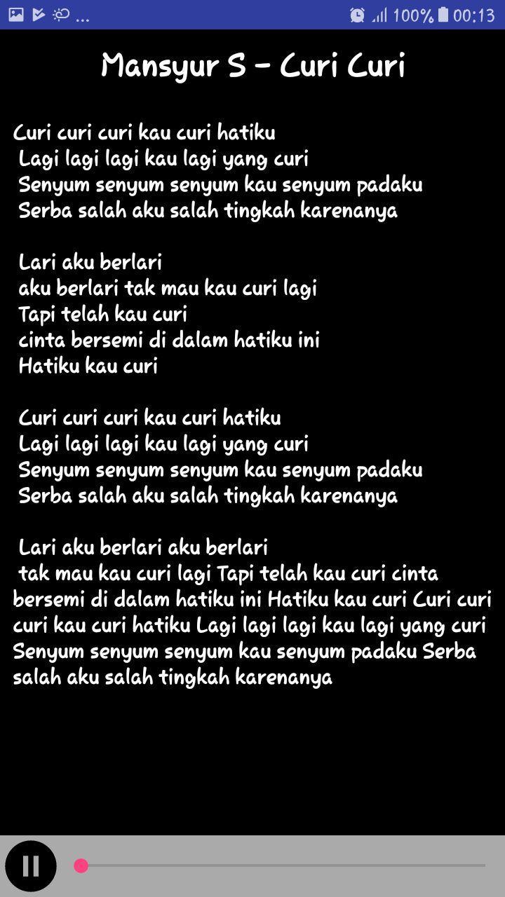 Lagu Mansyur S offline + lirik for Android - APK Download