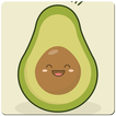 Cute Avocado Wallpaper