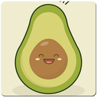 Cute Avocado Wallpaper ícone
