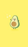 Cute Avocado Wallpaper Cartaz